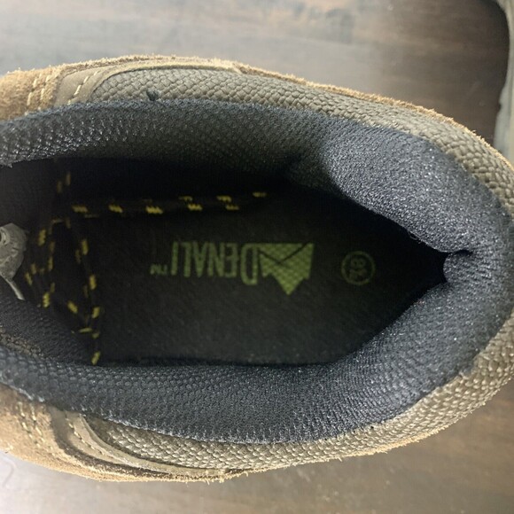 DENALI Mens Hiking Boots Leather 8.5 Trail Outdoor Brown Yellow Earth Tones Lace - Picture 5 of 12